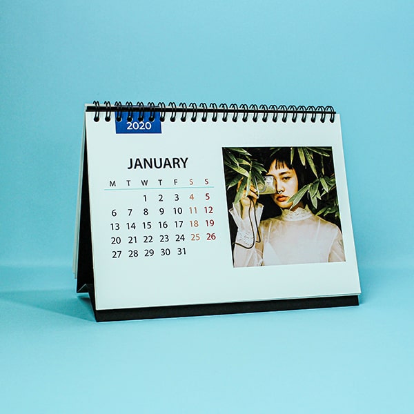 A example of a wall calender product