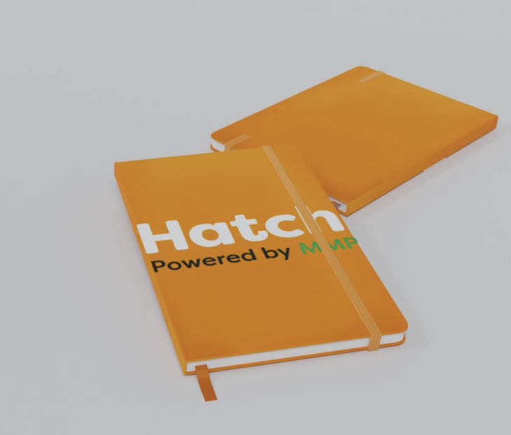 Printed hard back note pad, fast delivery