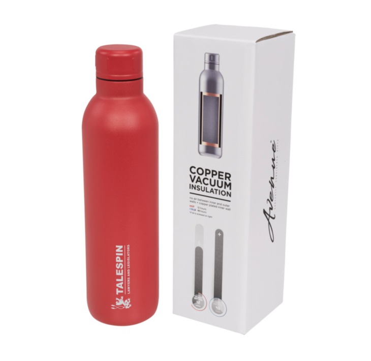 Printed stainless steal bottle 510ml eco and sustainable