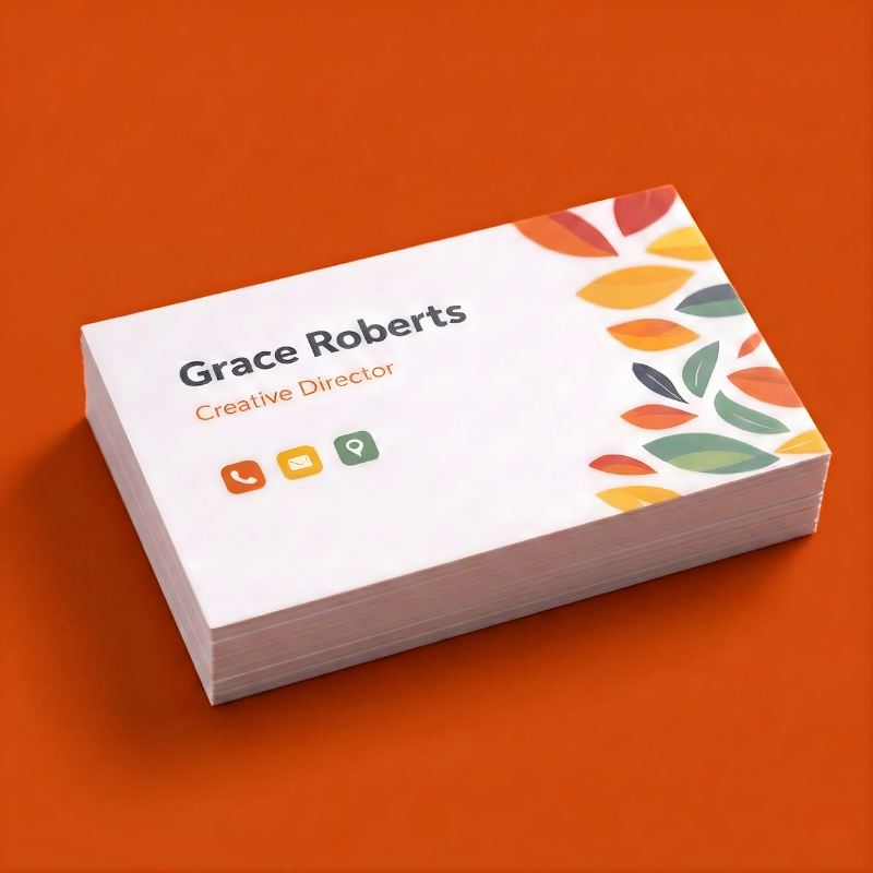 Laminate business cards, business cards, premium business cards