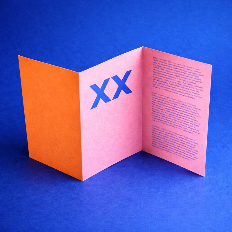 z folded leaflets, folded leaflets