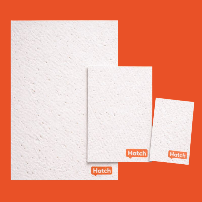 blank seeded paper, seeded paper