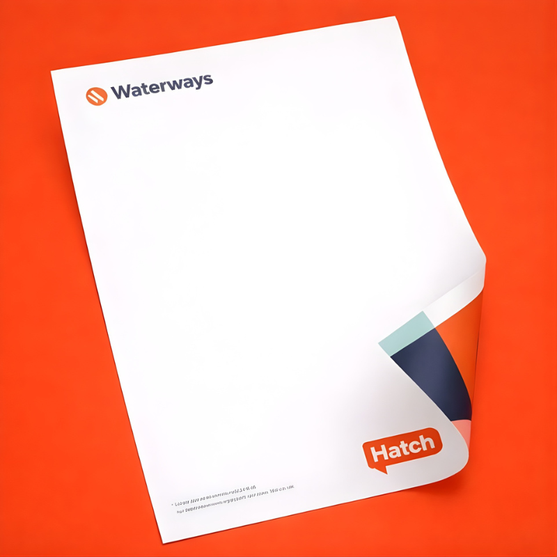 letterheads, uncoated letterheads, a4 letterheads, paper letterheads